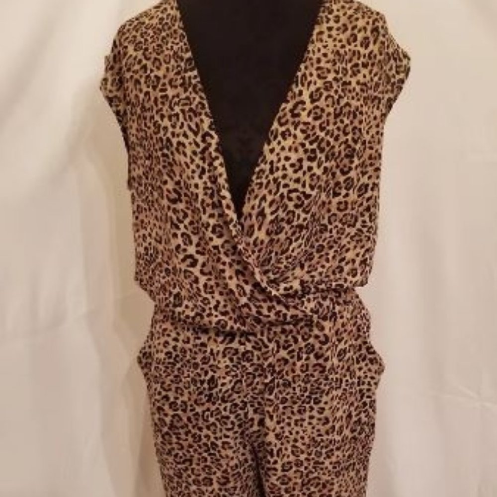 Cheetah Print Jumpsuit